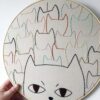Grande broderie une raton